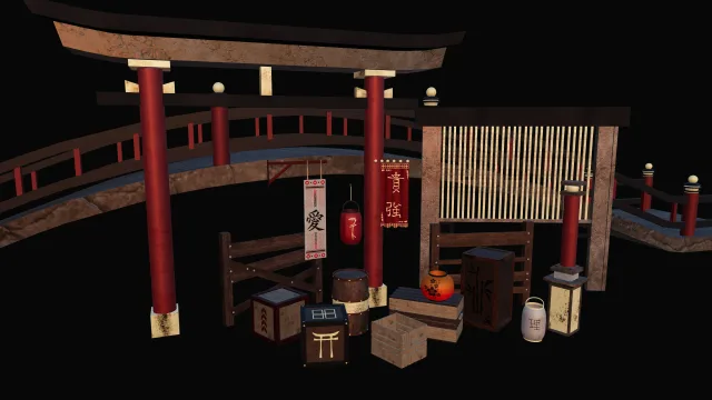 Japanese asset set